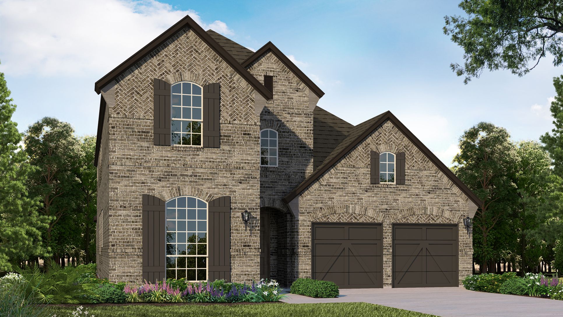 Exterior:Plan 1163 Elevation G