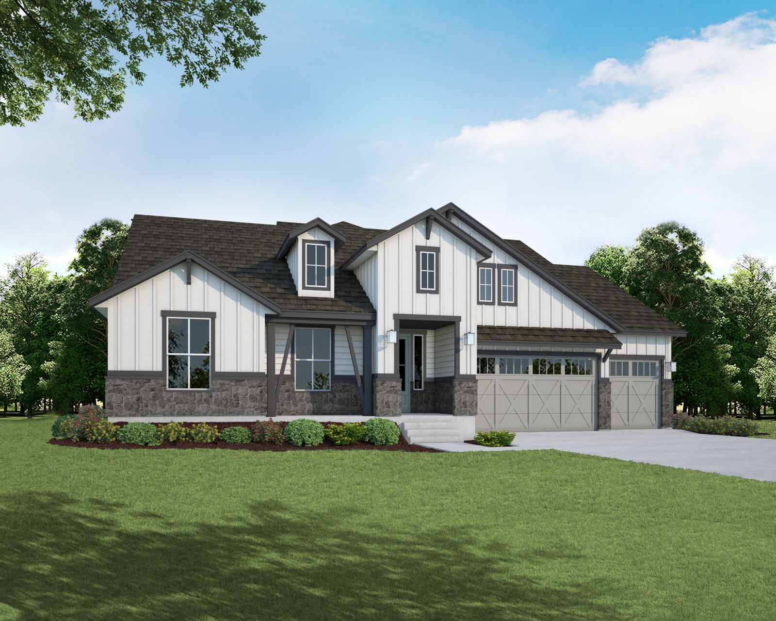 Exterior:Plan C651 Elevation A