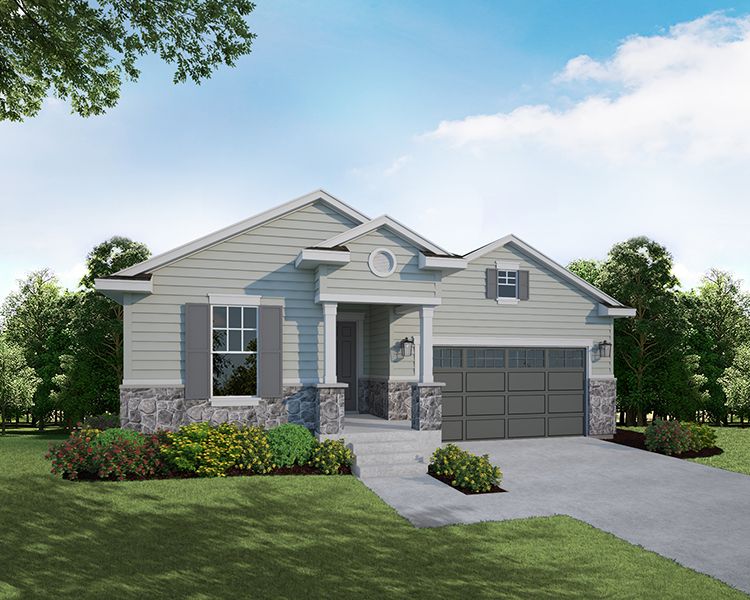 Exterior:Plan C454 Elevation A