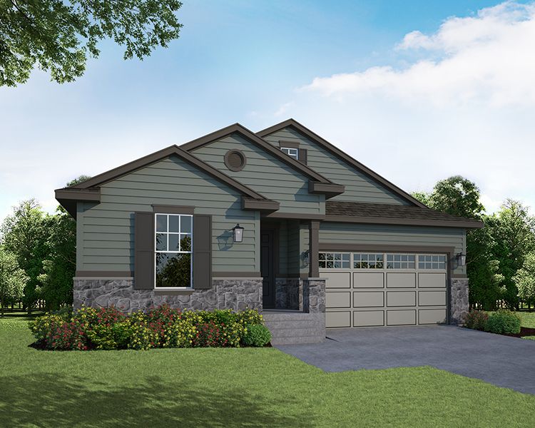 Exterior:Plan C455 Elevation A