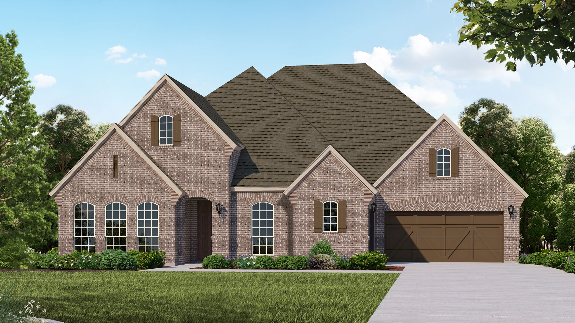 Exterior:Plan 854 Elevation A