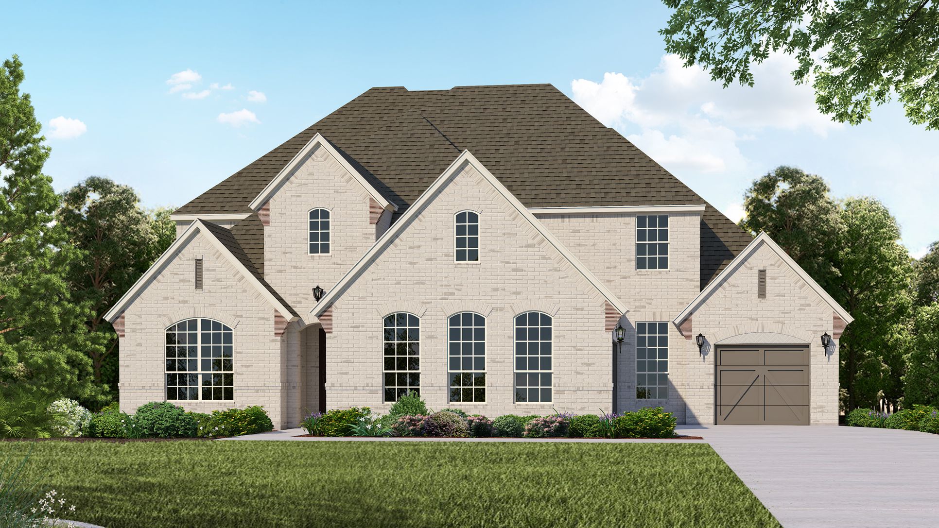 Exterior:Plan 855 Elevation A