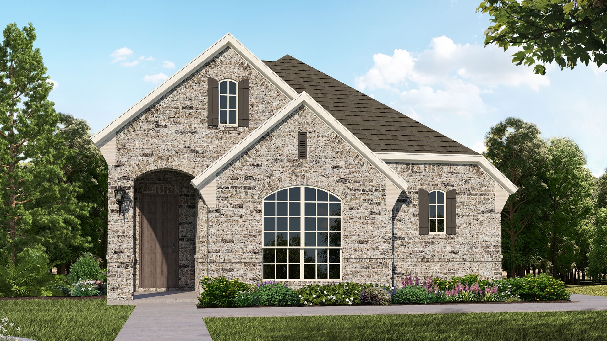 Exterior:Plan 1402 Elevation A