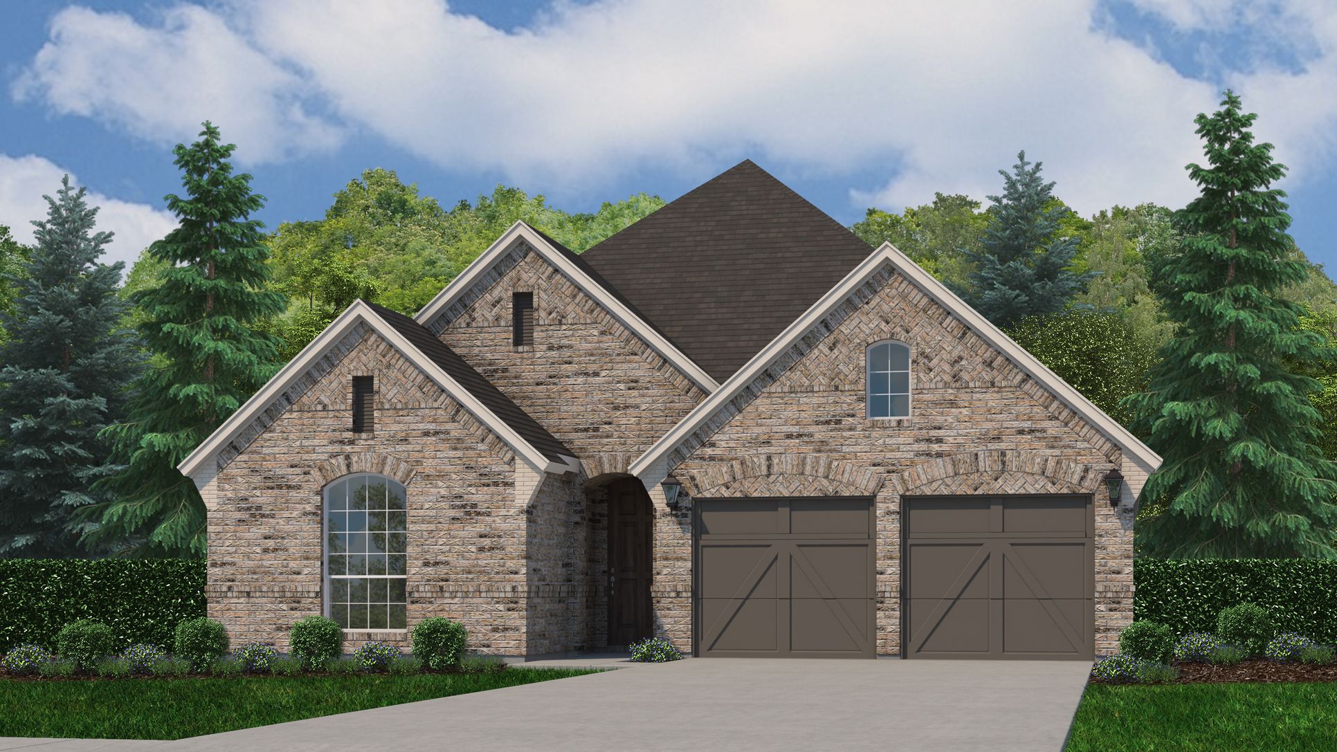 Exterior:Plan 1140 Elevation A