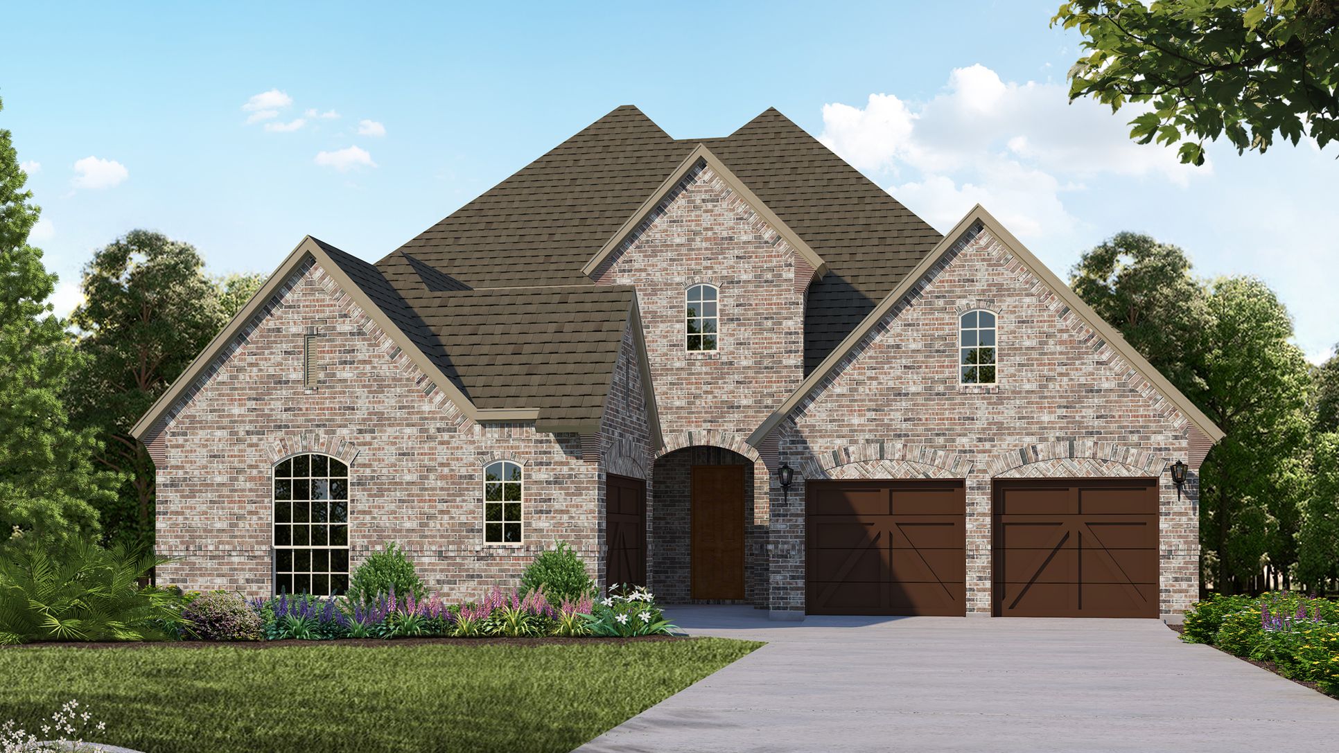 Exterior:Plan 610 Elevation A