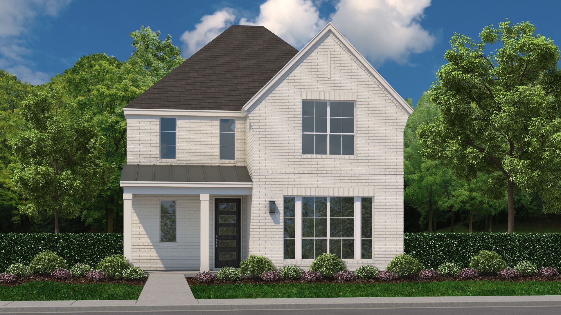 Exterior:Plan 1407 Elevation B