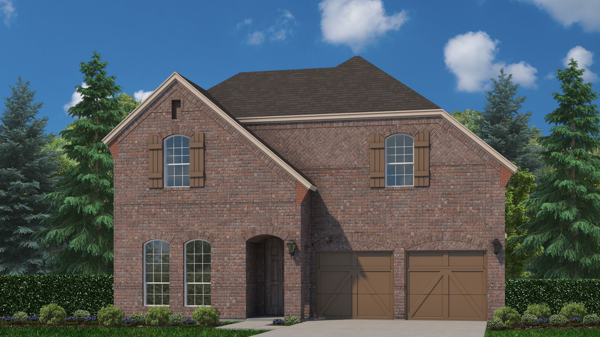Exterior:Plan 1137 Elevation A