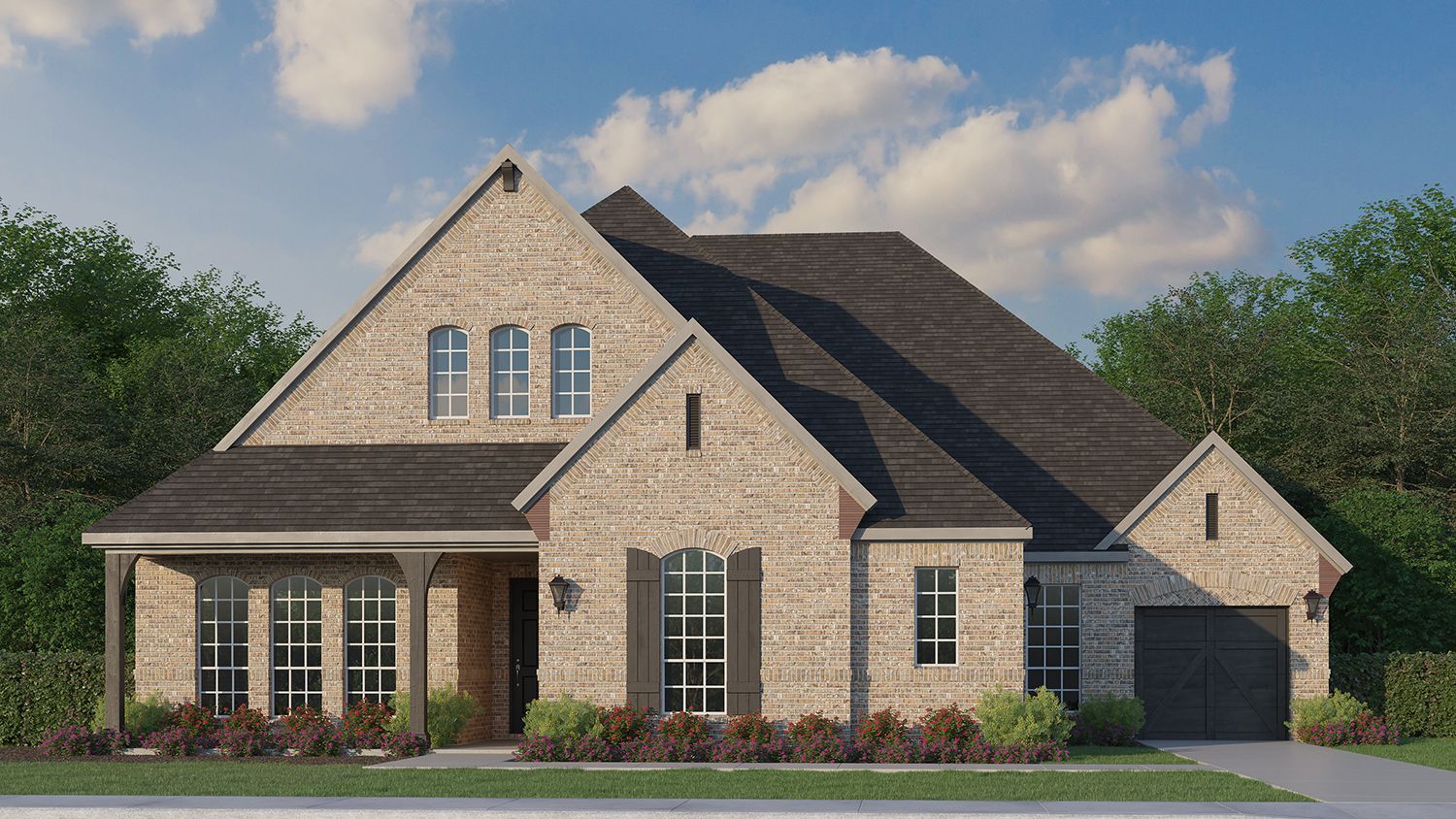 Exterior:Plan 852 Elevation A