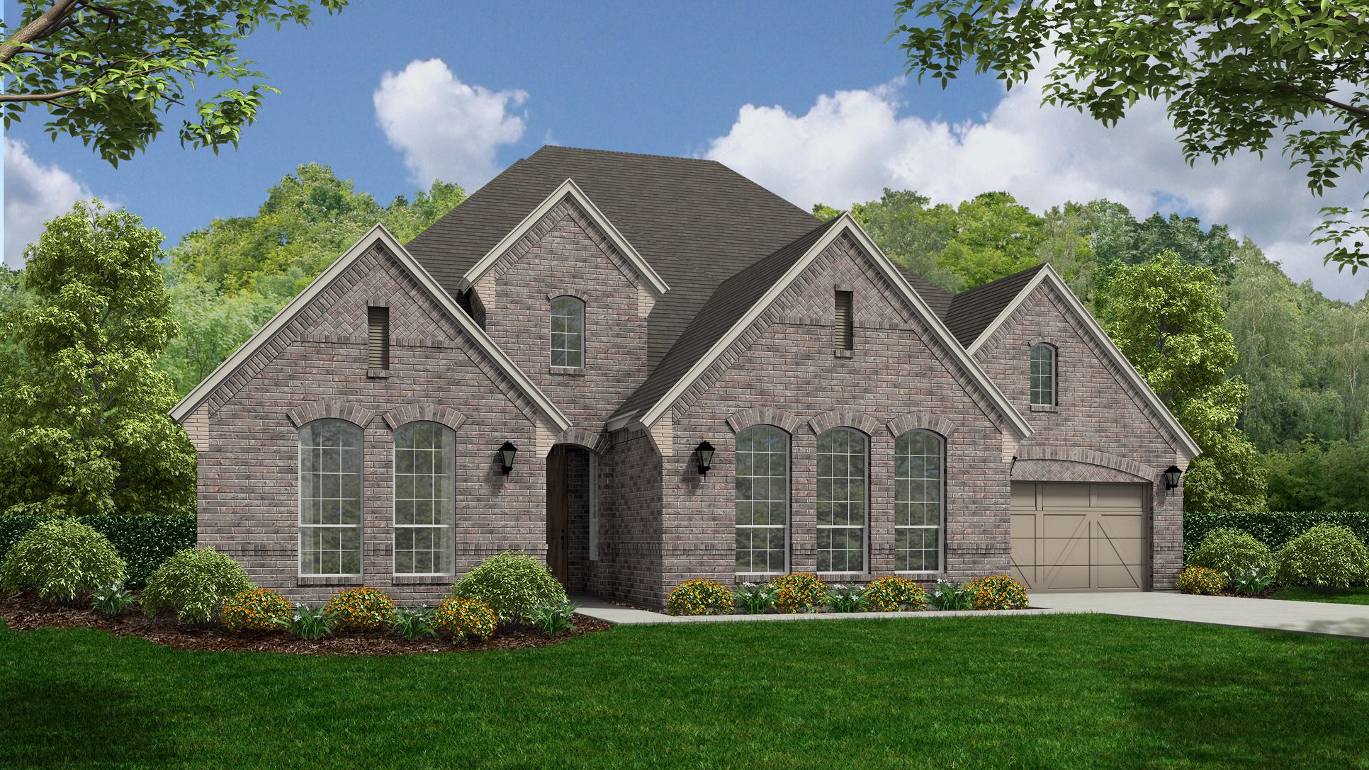 Exterior:Plan 850 Elevation A