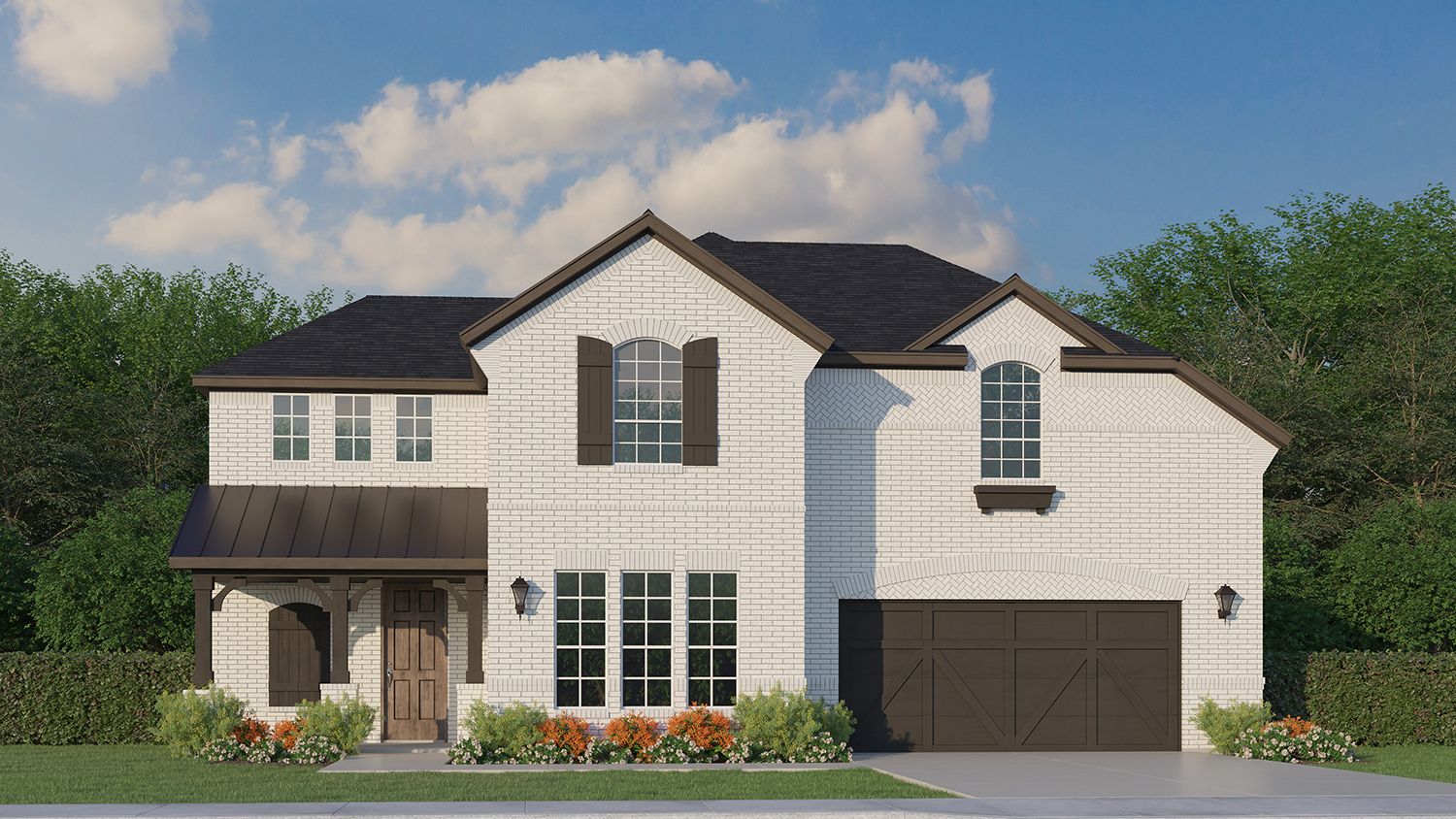 Exterior:Plan 1687 Elevation C