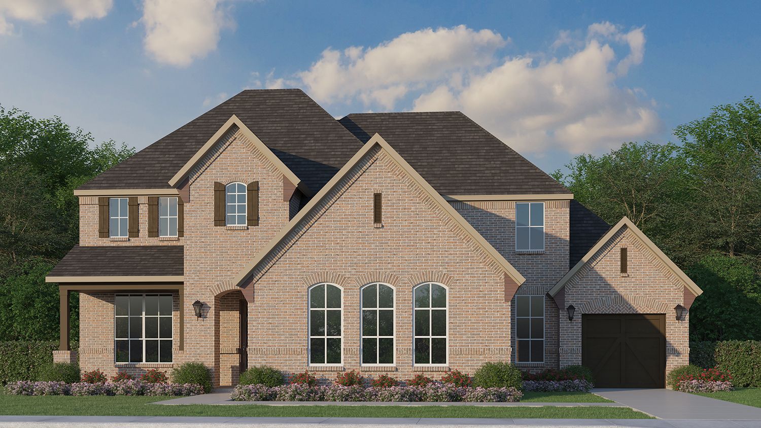 Exterior:Plan 858 Elevation A