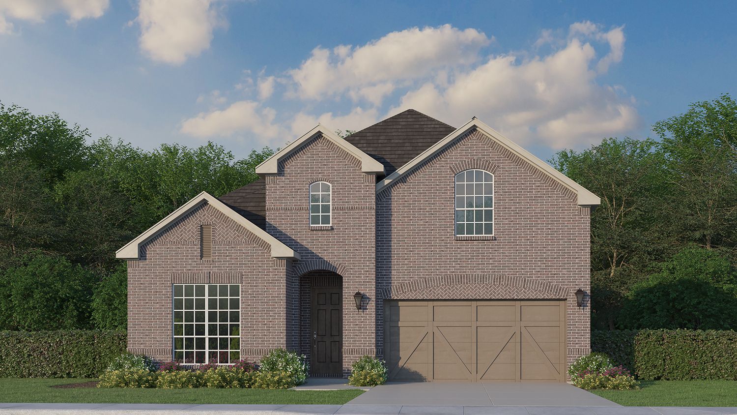 Exterior:Plan 1136 Elevation A