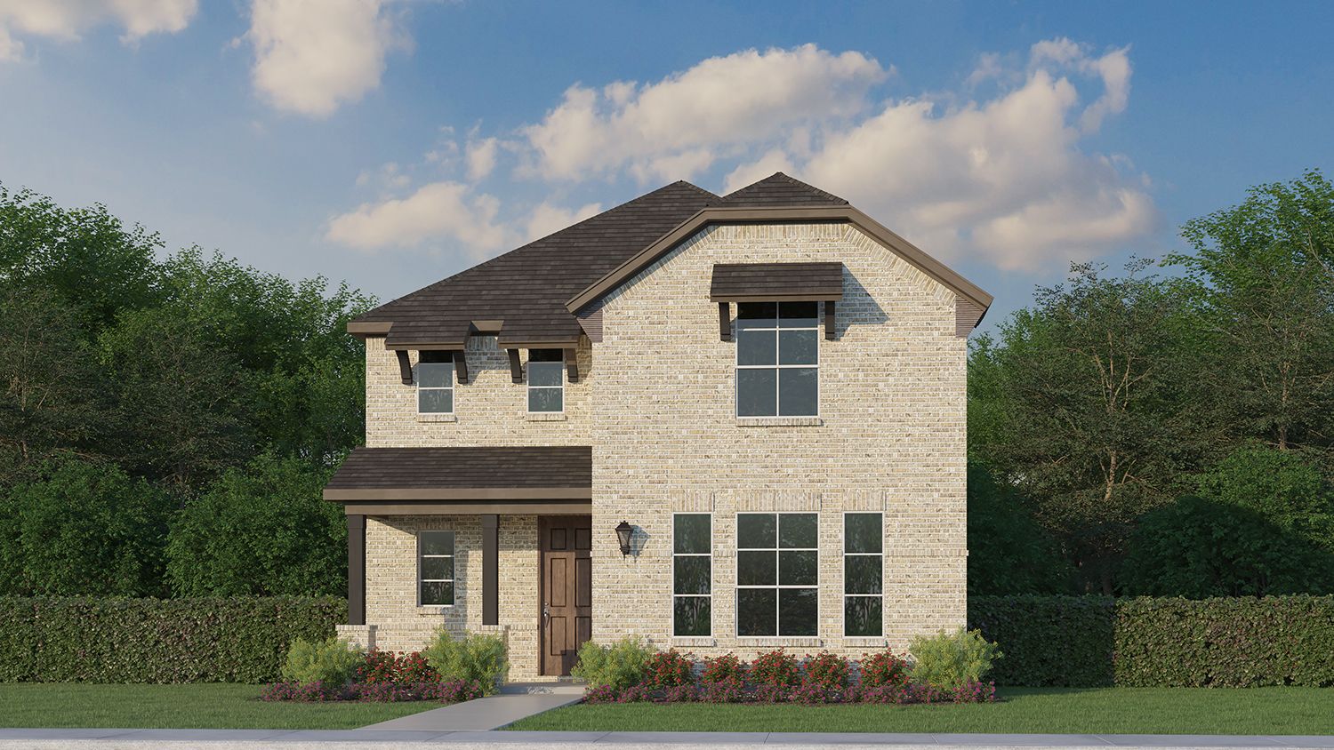 Exterior:Plan 1456 Elevation D