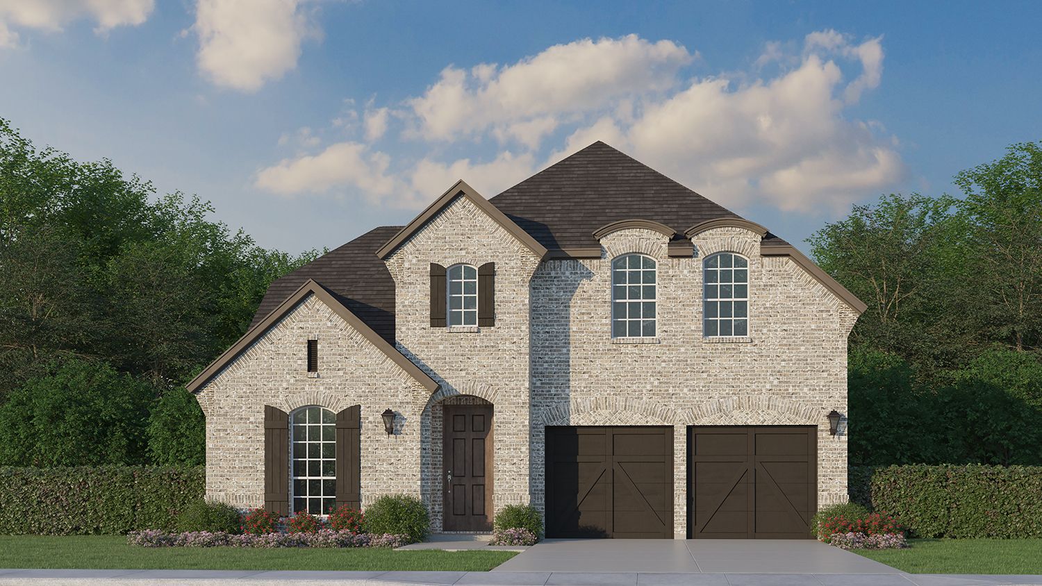 Exterior:Plan 115 Elevation D