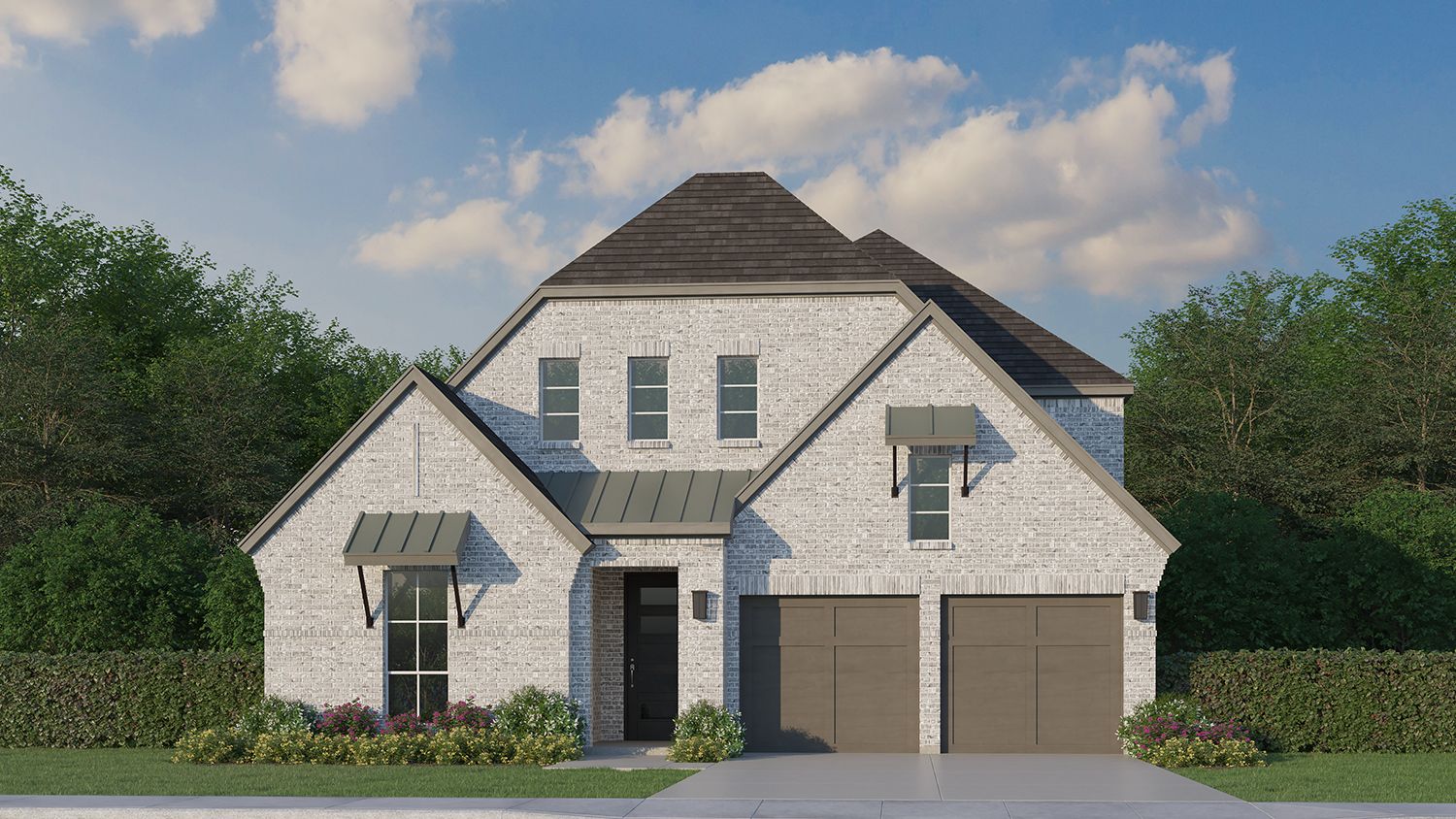 Exterior:Plan 1138 Elevation D