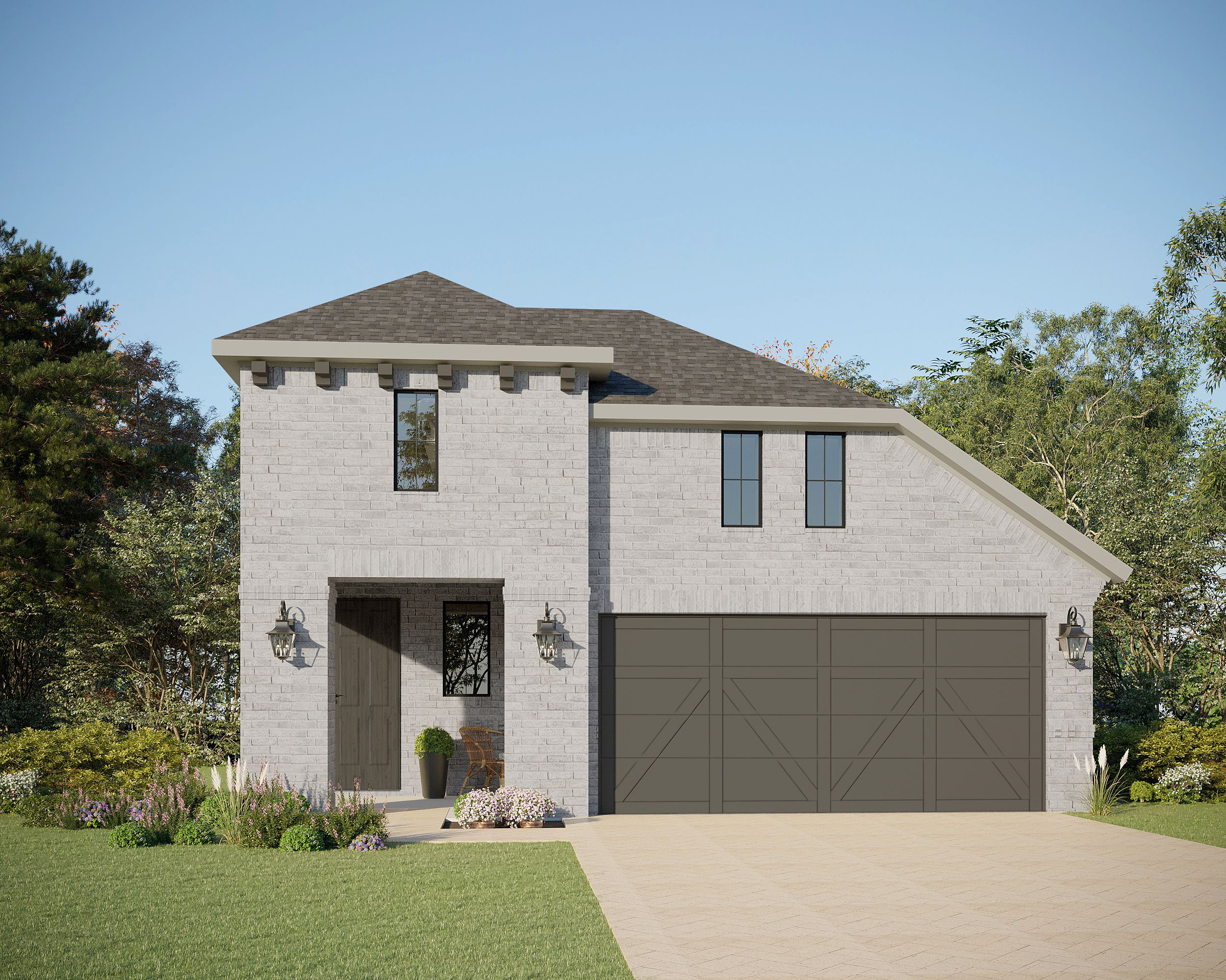 Exterior:Plan 1473 Elevation B