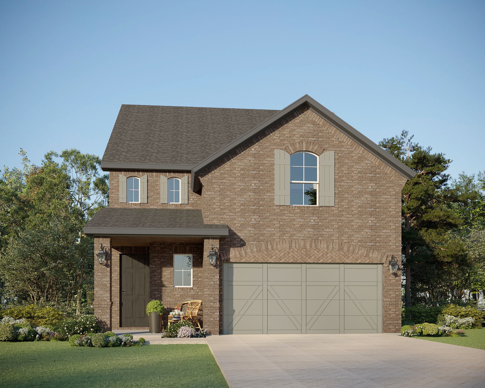 Exterior:Plan 1475 Elevation A
