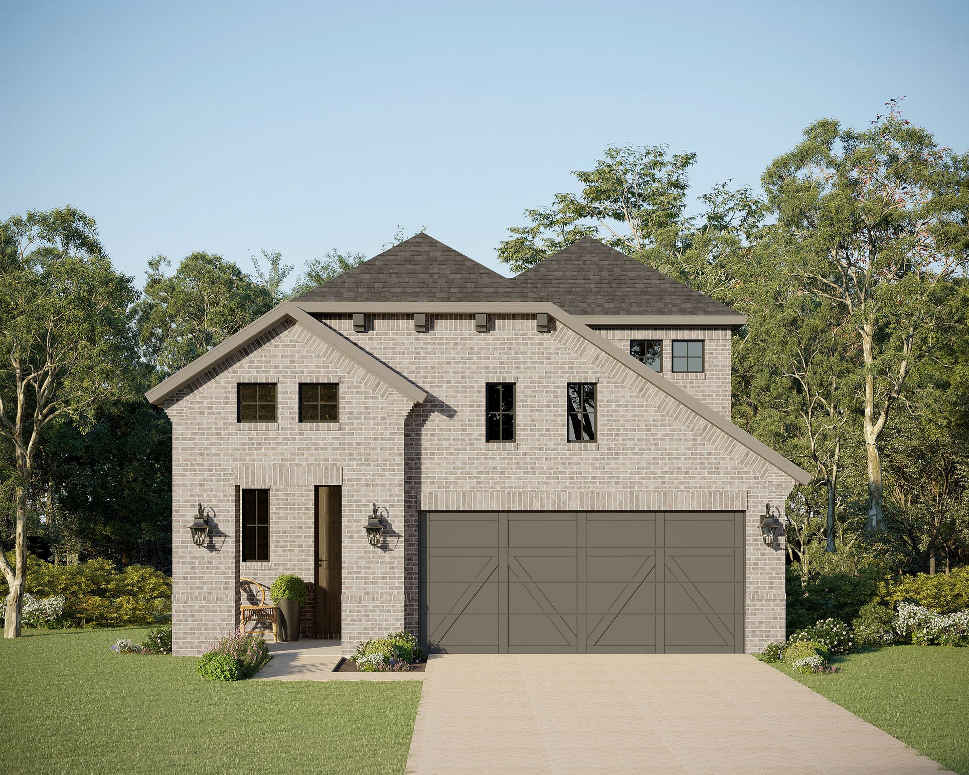 Exterior:Plan 1476 Elevation B