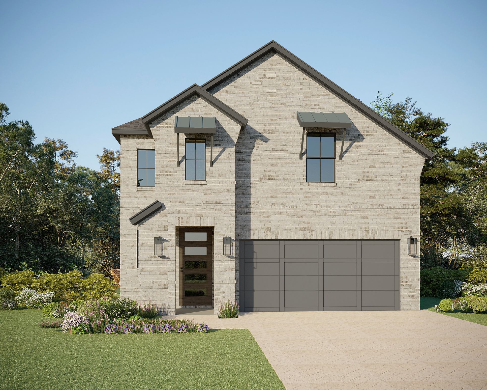Exterior:Plan 1477 Elevation C