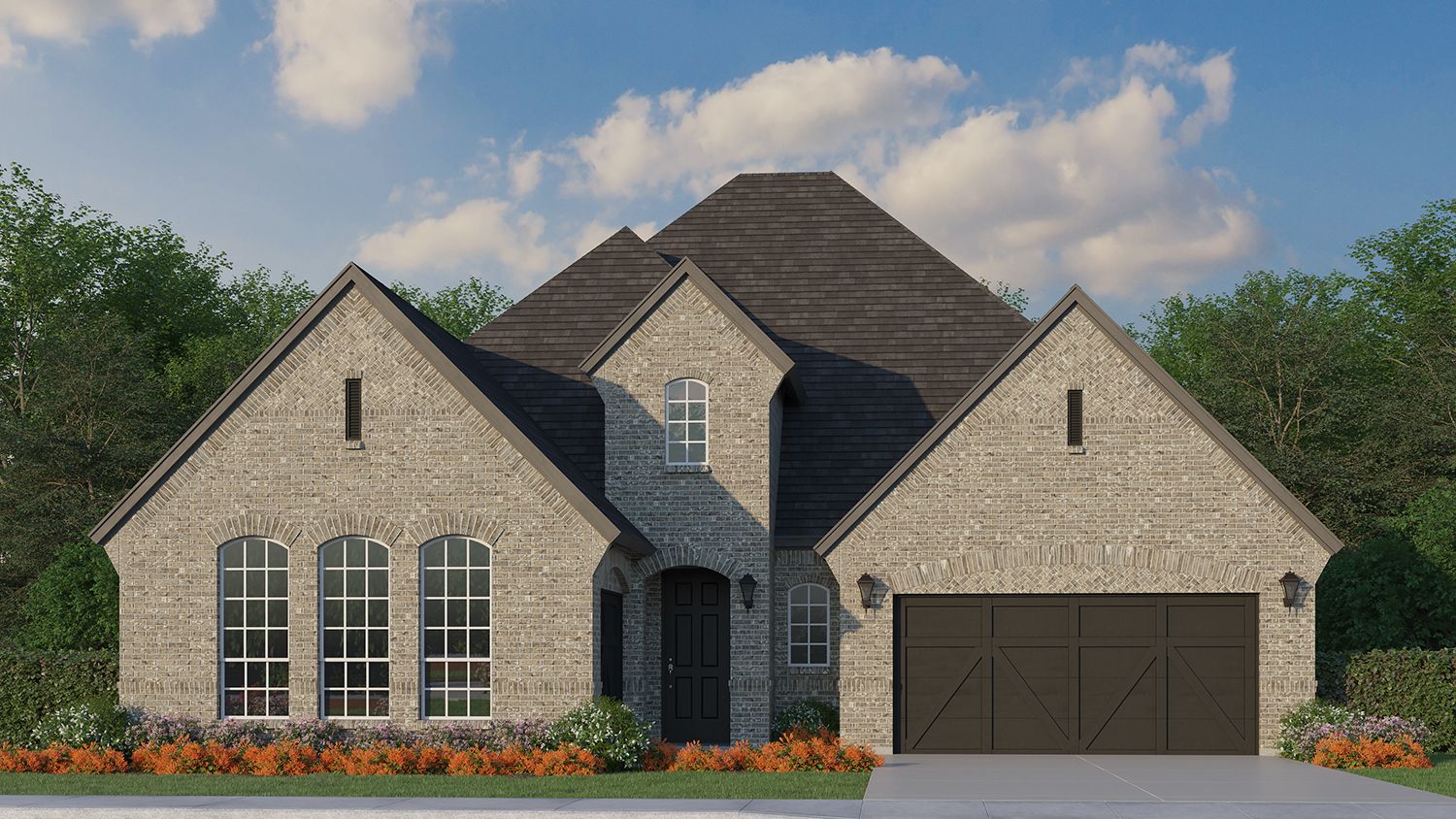 Exterior:Plan 1638 Elevation A