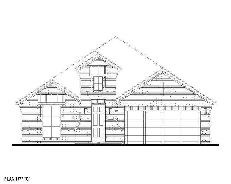 Exterior:Plan 1577 Elevation C