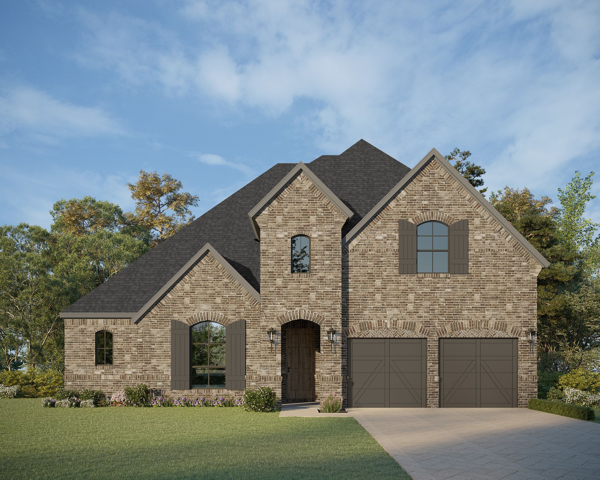 Exterior:Plan 1632 Elevation A