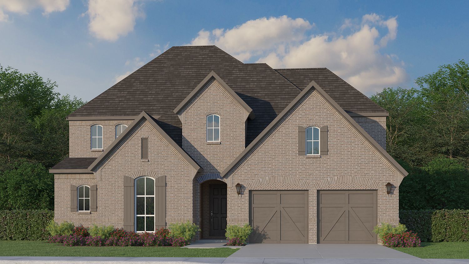 Exterior:Plan 1640 Elevation A