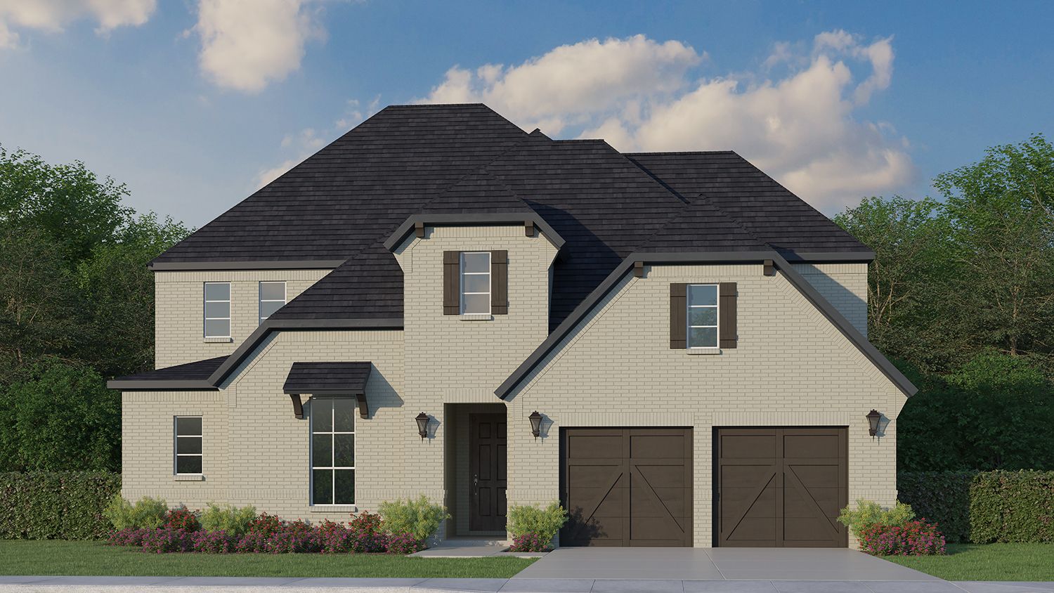 Exterior:Plan 1640 Elevation B