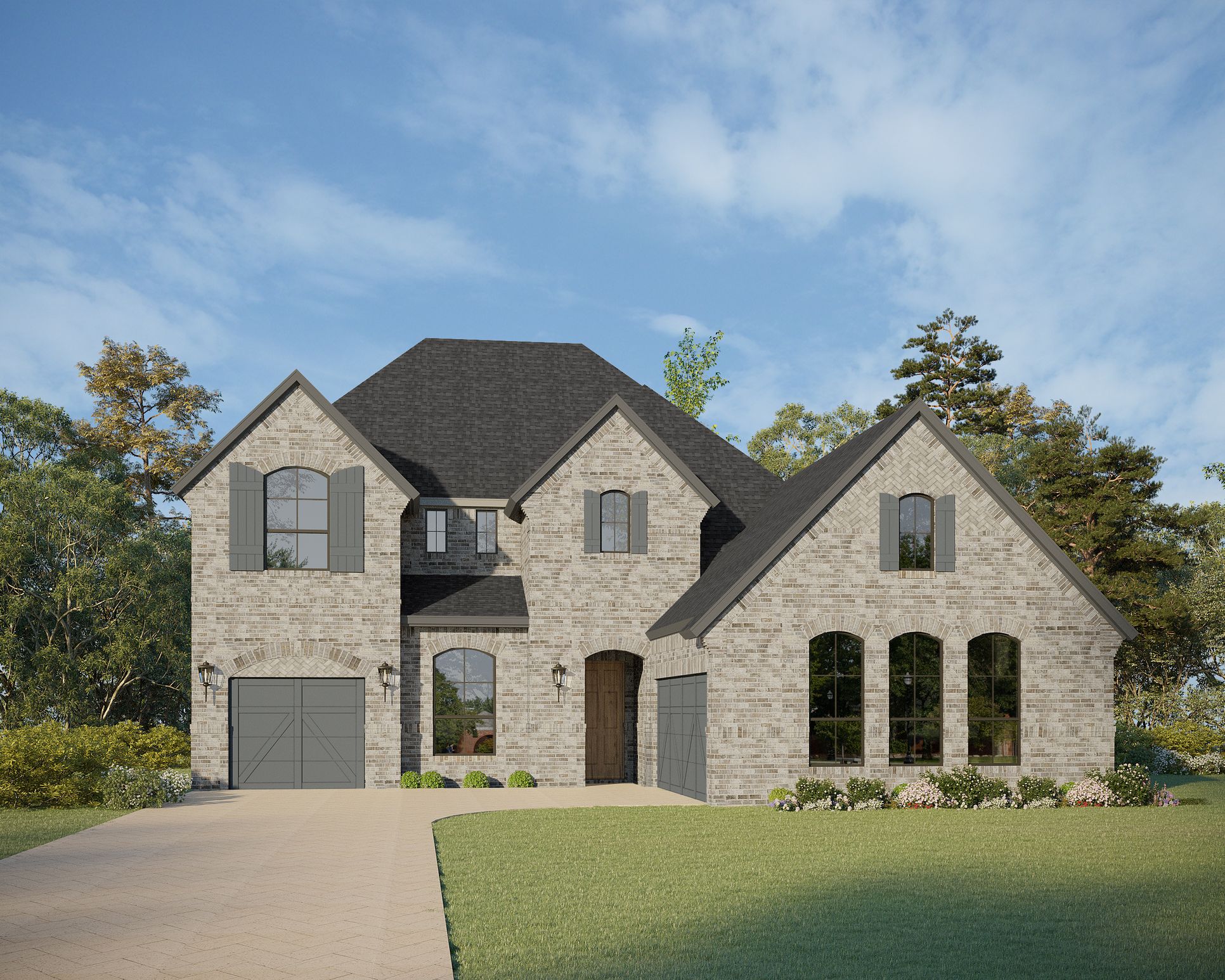 Exterior:Plan 694 Elevation A
