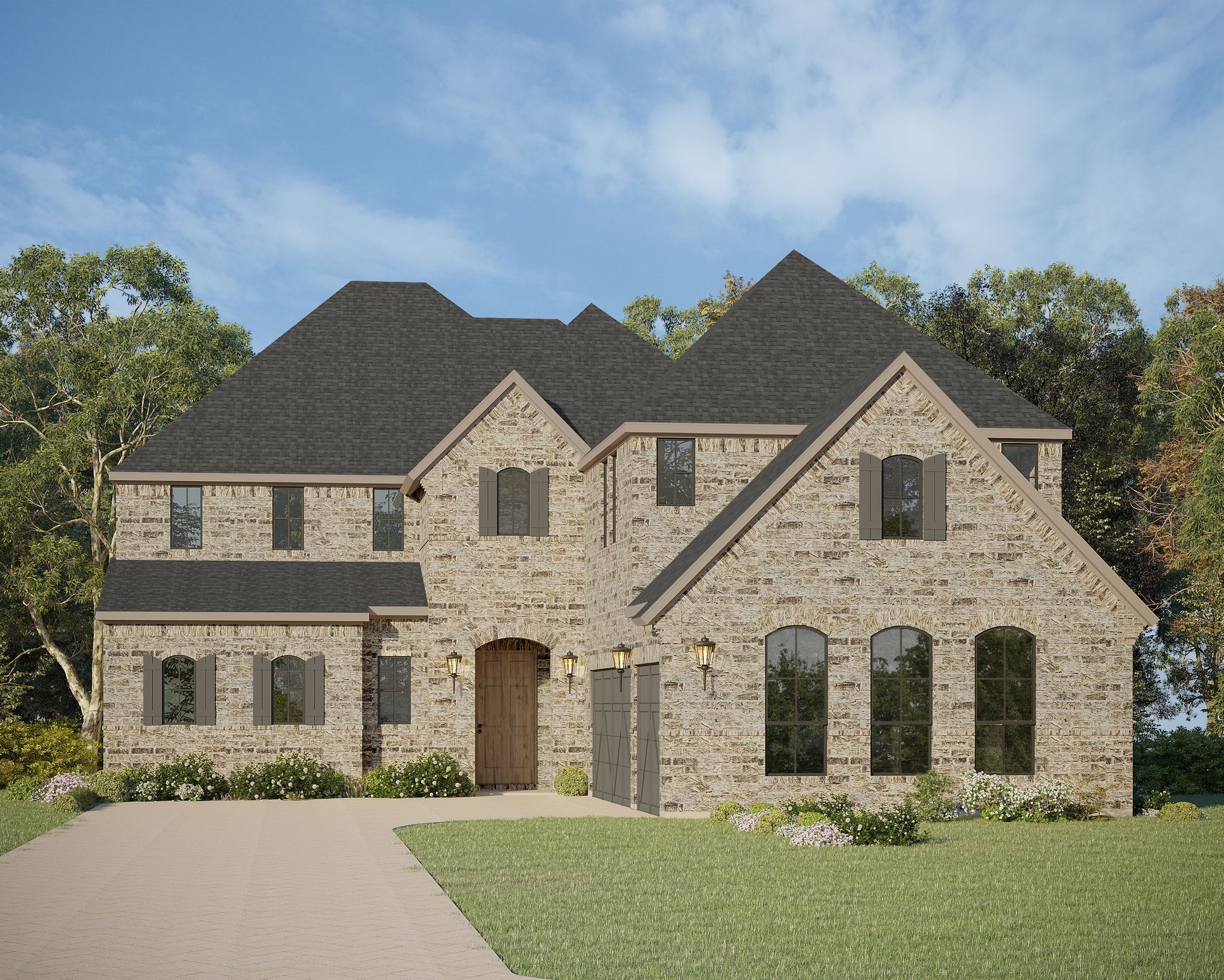 Exterior:Plan 1644 Elevation A