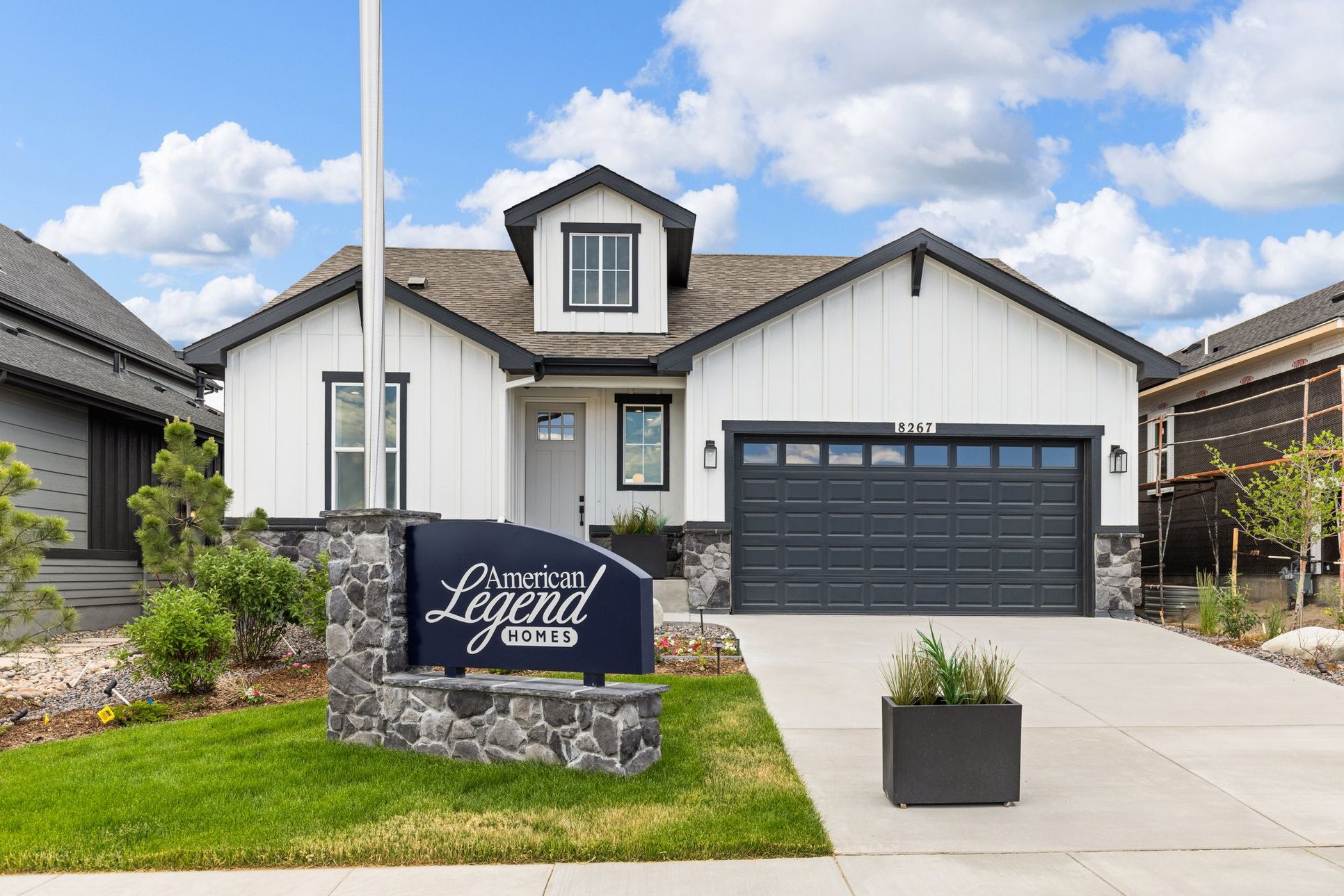 Sterling Ranch Homestead - American Legend Homes Model Home - Exterior Elevation