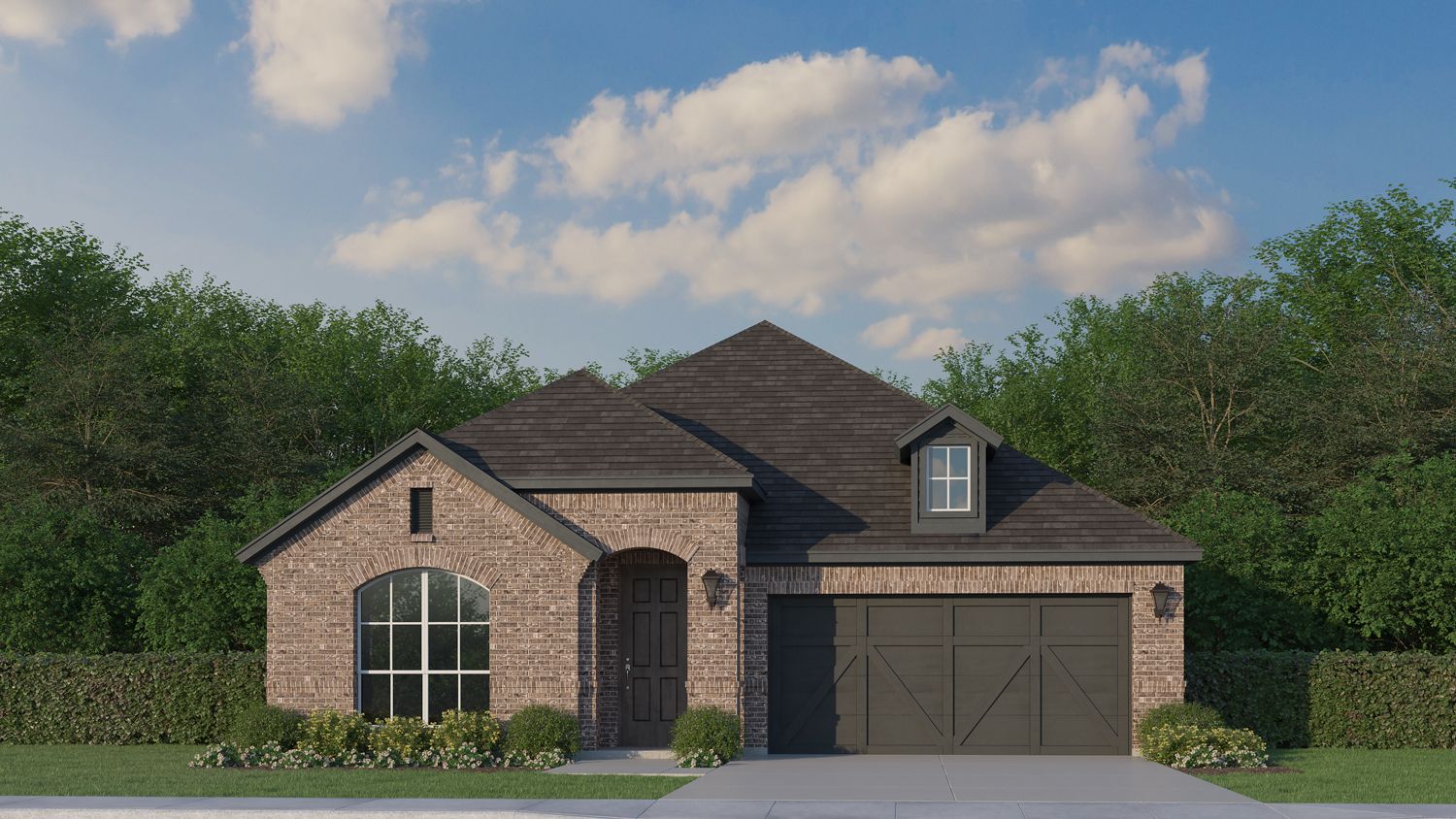 Exterior:Plan 1522 Elevation A by American Legend Homes
