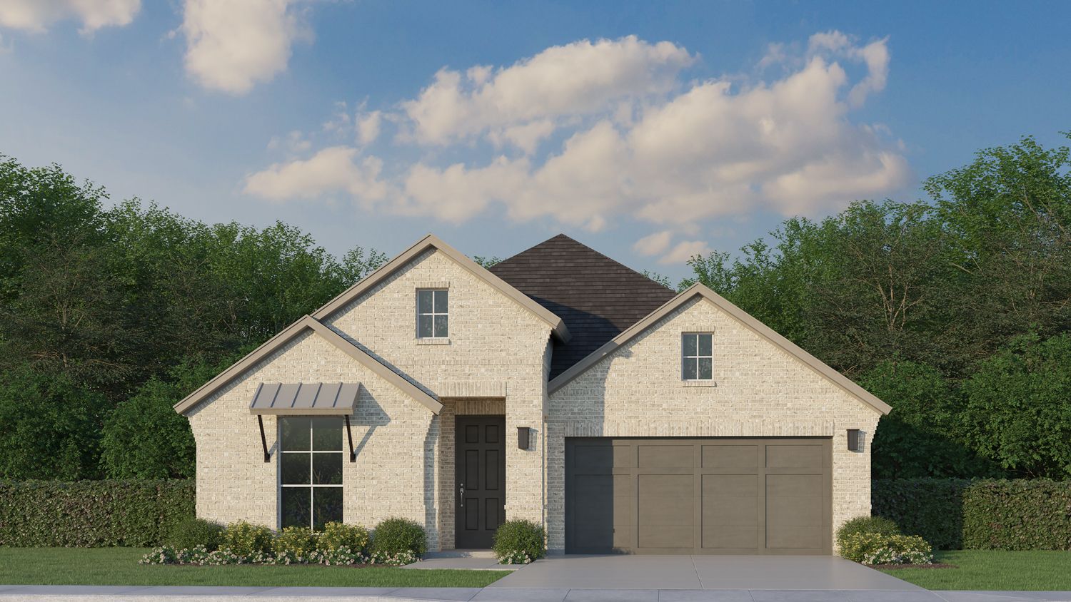Exterior:Plan 1522 Elevation C by American Legend Homes