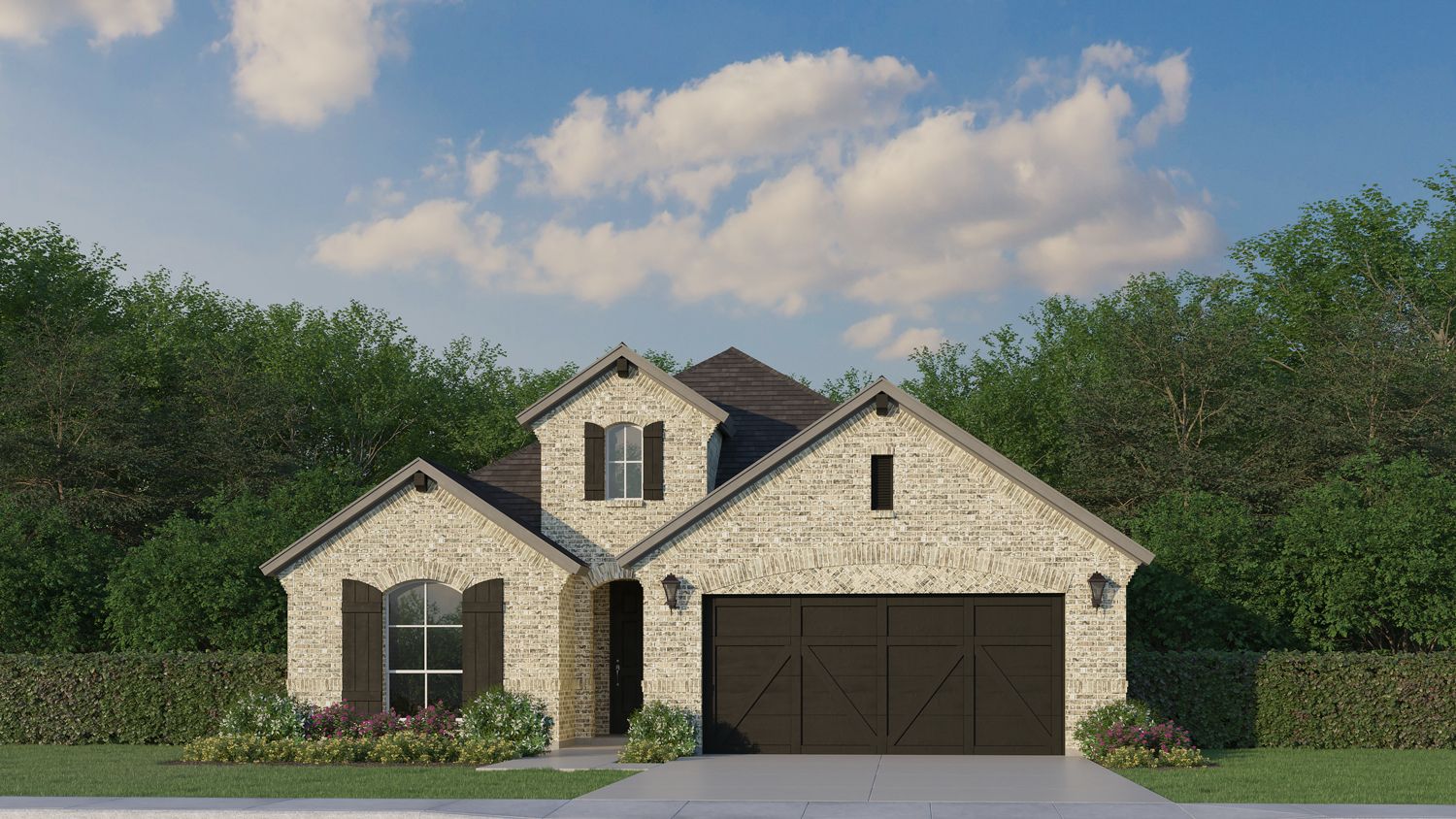 Exterior:Plan 1576 Elevation A