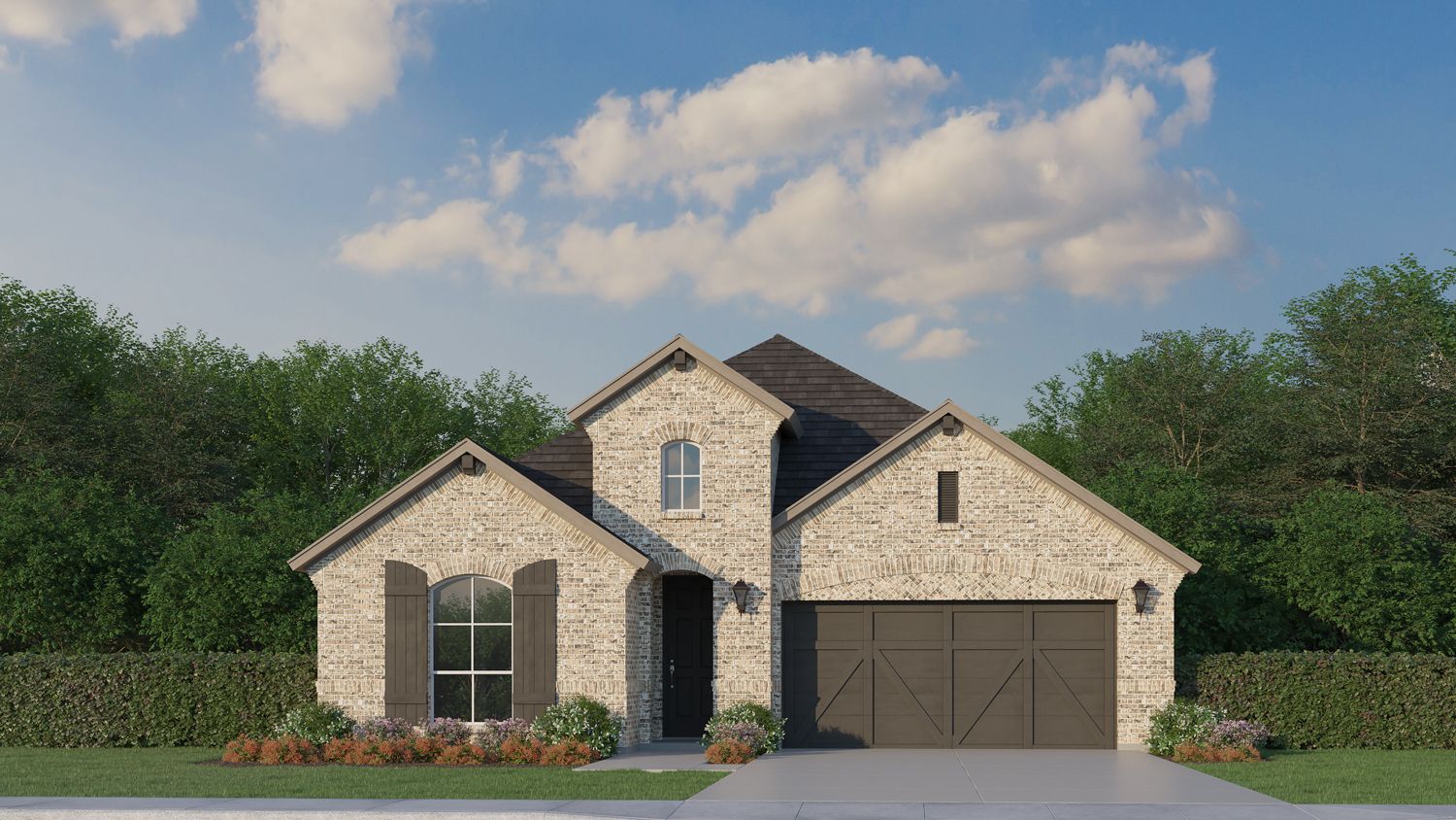 Exterior:Plan 1577 Elevation A