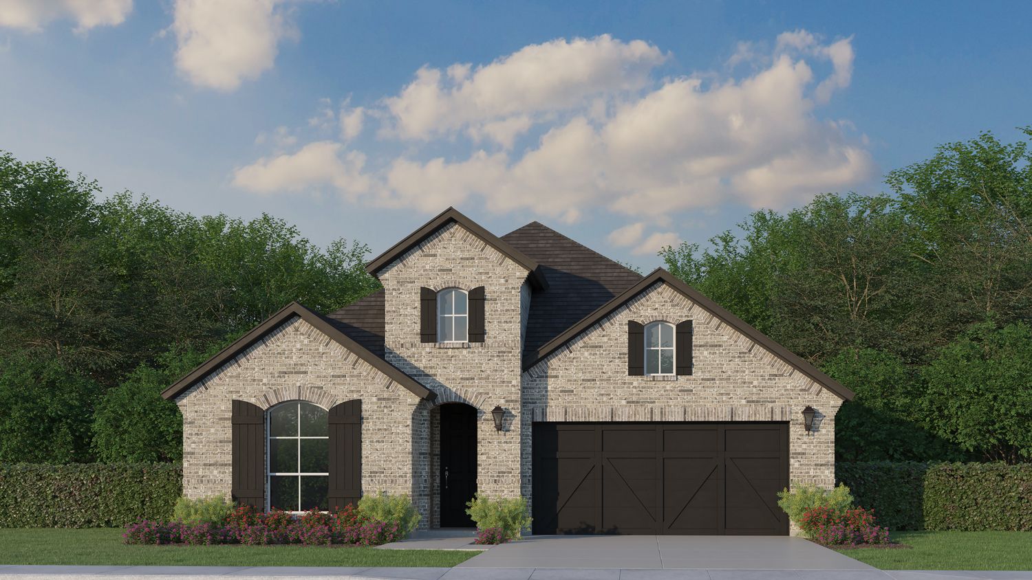 Exterior:Plan 1578 Elevation A