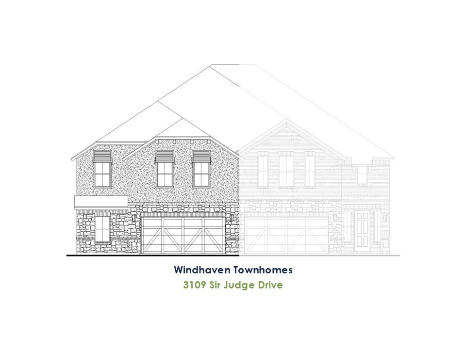 Exterior:Building 24W Unit 1 Elevation