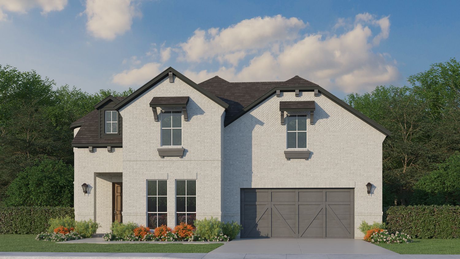 Exterior:Plan 1687 Elevation B