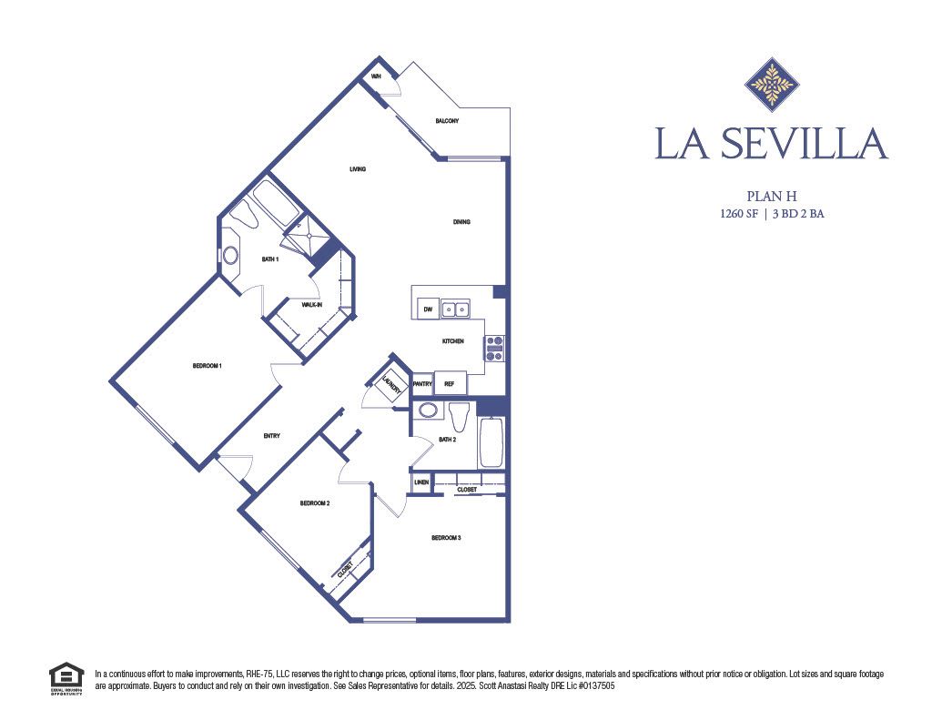 La Sevilla - Plan H:Floor Plan