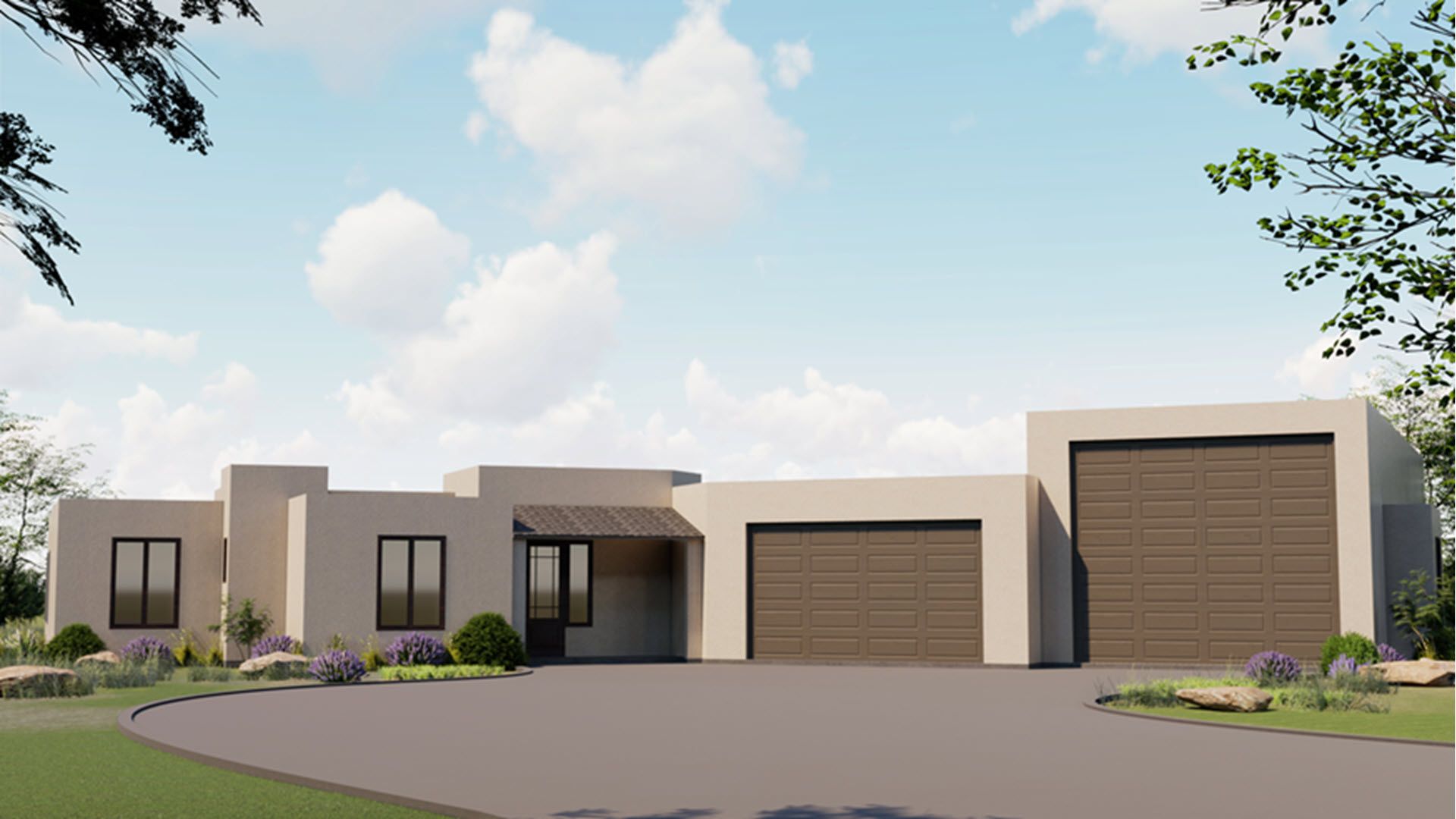 Exterior:Ruby 2 Car + RV Garage