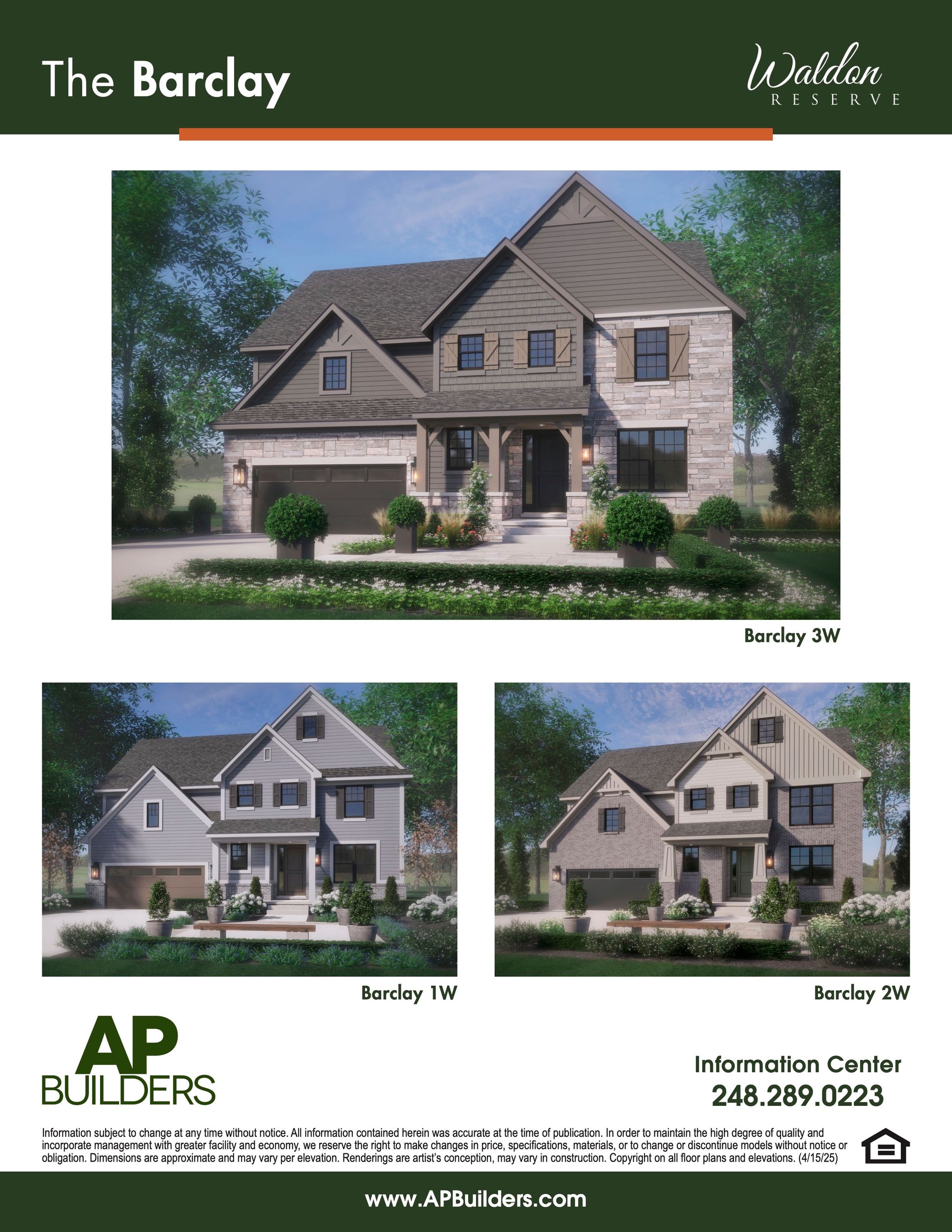 Barclay:Elevations