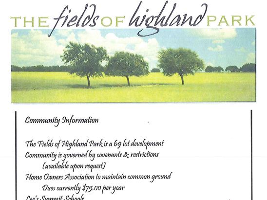 The Fields of Highland Park,64080