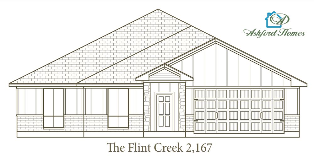 The Flint Creek 2167:elevation