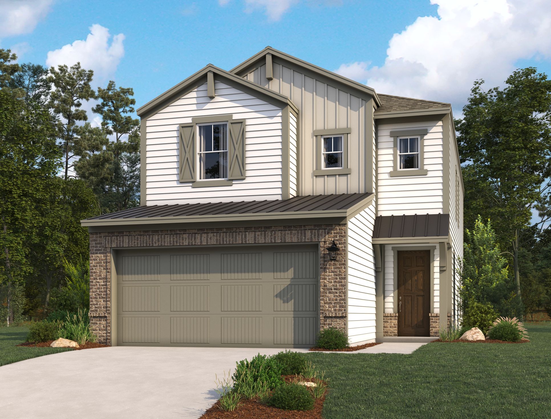 Exterior:Sereno Oaks at Buckner Terrace - Sierra Elevation Image 1