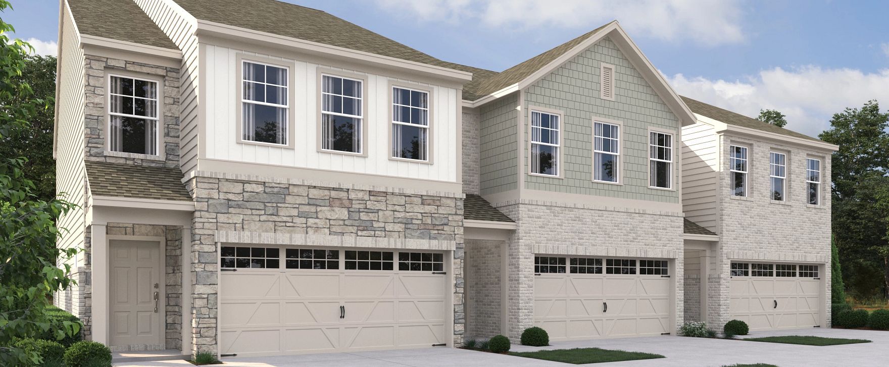 Interior:Rendering is for illustrative purposes. Actual exterior selections may vary by homesite.