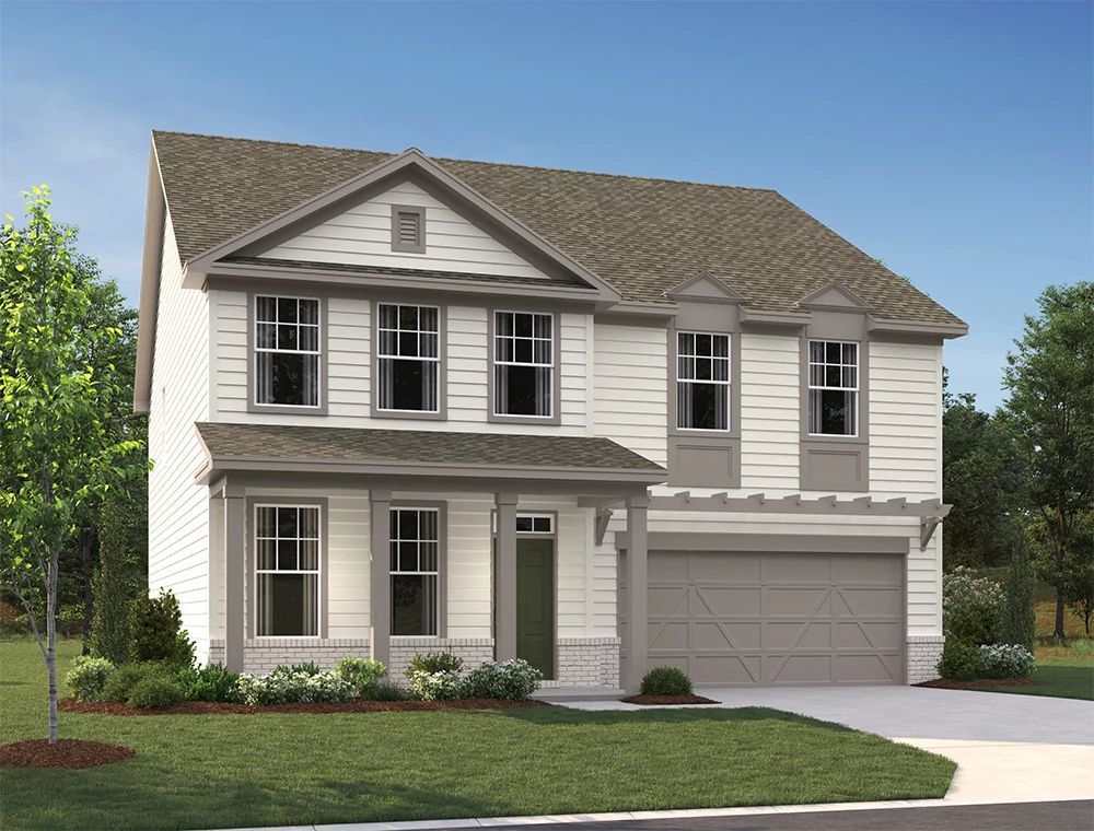 Exterior:The Estates at Casteel - Hampstead Elevation Image 1