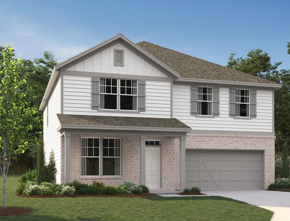 Exterior:The Estates at Casteel - Hampstead Elevation Image 1