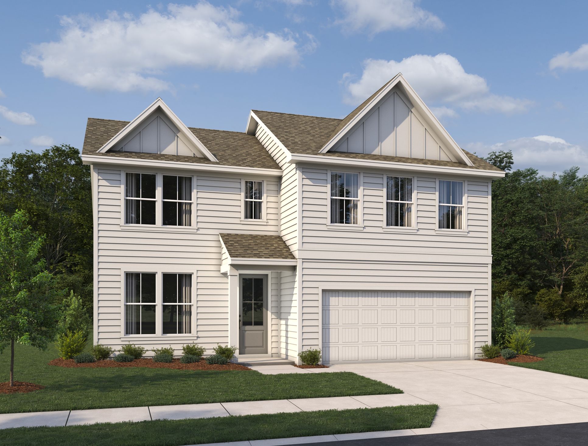 Exterior:The Estates at Casteel - Cardiff Elevation Image 1