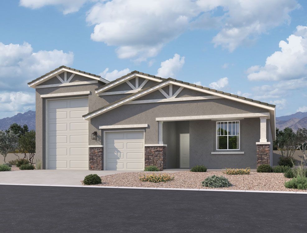 Exterior:Amarillo Creek - Opal RV Garage Elevation Image 1