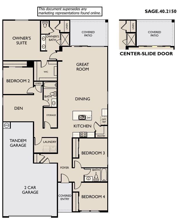 Floor Plan:Amarillo Creek - Sage Plan Image 1